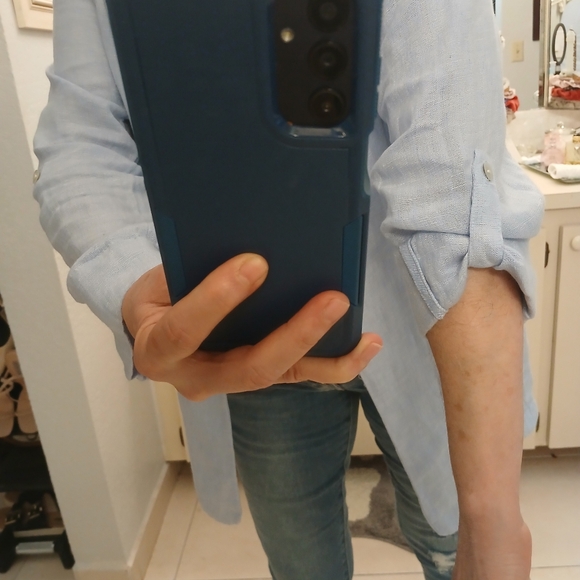 Special price! 100% Indian Linen  Baby Blue Blazer. - Picture 9 of 12